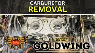 Как снять карбюраторы Honda GL1500 Goldwing (ПОЛНОЕ РУКОВОДСТВО)