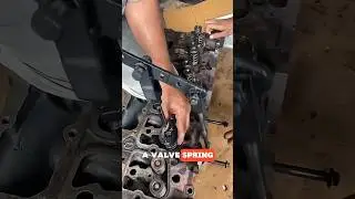 Valve Spring Removal Workshop Made Tool #mechanic #engineering