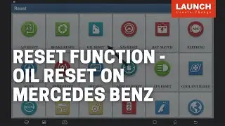 X-431 | OIL Reset on Mercedes Benz S-class W222 | LAUNCH