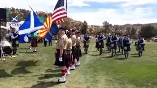 The Prescott Highland Games opening ceremony 2016