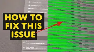 ИСПРАВЛЕНИЕ: Мониторинг горизонтальных зеленых линий, артефактов искажения в Windows с помощью ка...