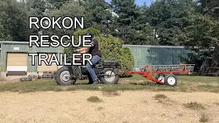 Rokon Rescue Trailer with Pintle Hitch