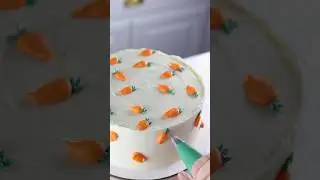 Морковный торт 🎂🥕 #шорты #украшениеторта