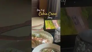 Day 4 of Crew Story!! #youtubeshorts #youtubeshorts #minivlog #travel #viral #cabincrew #vlog
