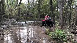 Honda foreman 500 on 29.5 outlaw 2&rsquo;s mudding part 2