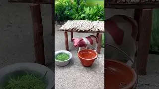 Mini cow shed roof project | cow eating grass #ai #157