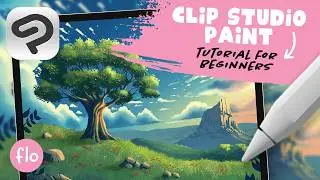 Learn Clip Studio Paint: Easy Landscape Painting for Beginners