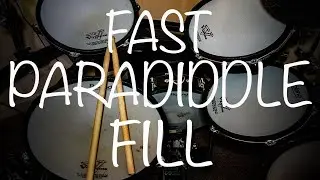 How To Play Fast Paradiddle Fill (Drumeo Fill)
