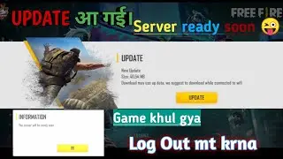 Server ready soon |Free Fire server ready soon problem ##maintenance break free fire
