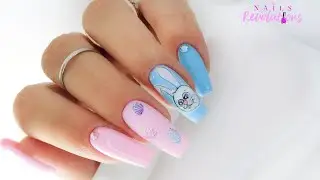 Easter bunny nails art tutorial / Molly Lac Allepaznokcie