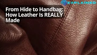 From Hide to Handbag: How Leather Is REALLY Made