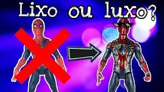 Boneco do Homem Aranha de camelô VS action figure, Iron Spider