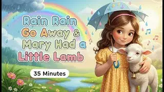 Mary Had a Little Lamb + Rain Rain Go Away | 35 Minutes Kids Songs Compilation