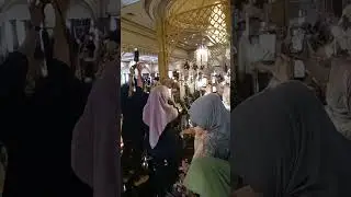 pengantin bejalan menuju pelaminan... @ballroom q mall banjarbaru