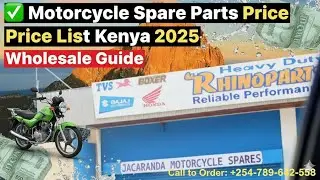 Price List of Fast Moving Motorcycle Spares in Kenya 2025 (Profitable Parts & Accessories)