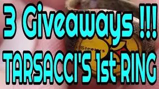 3 Giveaways!!! TARSACCI'S 1st RING. Metal Detecting  with Whistle Pig Diggin (Dale)