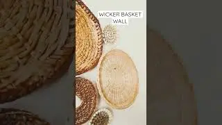 DIY Boho Decor : Wicker Basket Wall! Easy Boho DIY- Tutorial
