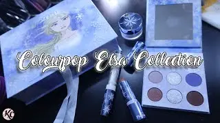Trying out the Colourpop Elsa Collection! 💄❄️✨