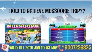 How can we achieve our Mussoorie trip target by planning?#samridhi#mussoorie#trip#target#planning
