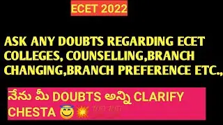 Ecet Doubts Session For Ecet Students -2