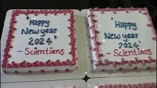 Happy New Year 2024 cakes/ cake decoration ideas/ Hamdus kitchen/#hamduskitchen #christmascake #cake