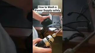 &bull;How to Discharge a PSU before washing it&bull; #pcgaming #pcbuild #psu