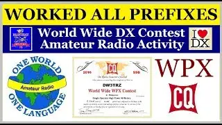 Ham Radio WALLPAPERS : CQ WW Worked All Prefixes WPX Contest Certificates | DW3TRZ