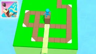 Stacky Dash - All levels gameplay Walkthrough. (IOS, Android) | Levels 1-5