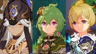 Lisa talks about Cyno, Collei and Mika (New Lisa's dialogues) | Genshin Impact