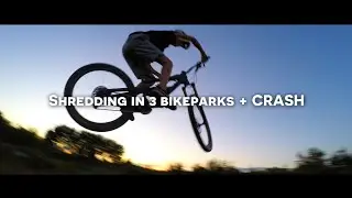 Messing around in Bikepark Kiel, Husum and Sylt + CRASH IN SLOWMO!!!