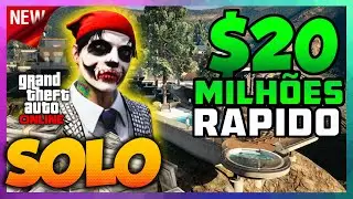 Como Ficar Milion&aacute;rio no GTA 5 Online SOLO (F&aacute;cil e R&aacute;pido)