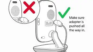 How to Connect and Power On Baby Unit: VTech VM2251 Video Baby Monitor