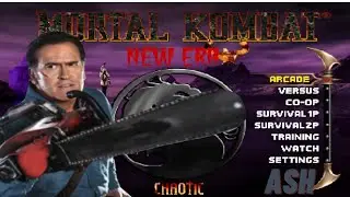 Ash Williams in Mortal Kombat Chaotic New Era