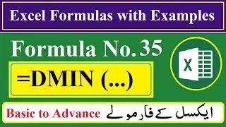 Excel Formula DMIN Function