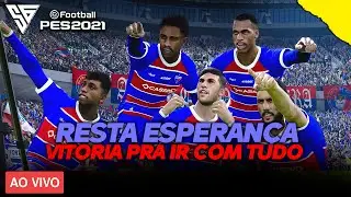 FORTALEZA FAZ GRANDE RESULTADO COM TIME TITULAR - GAMEPLAY PES 2021 - 60 FPS - SADAN GAMER - PC