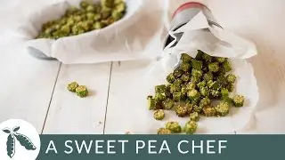 Cornmeal Fried Okra | A Sweet Pea Chef