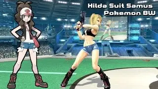 Zero Suit Samus Hilda skin mod showcase (Smash 4 Mods)