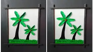 Best Paper Craft Home Decoration / Palm Tree 🌴 / DIY Room Decor / Craft Ideas  