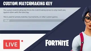 🔴 NA WEST CUSTOM MATCHMAKING FORTNITE LIVE SCRIMS SOLOS DUO SQUAD 6K GRIND