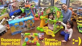 Educational Toys: Fun Kiddie Play Tent! VTech Grow & Discover Tree House Unboxing and Playtime