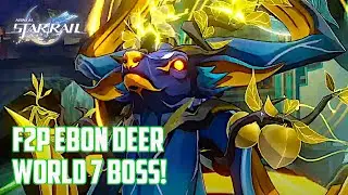 FREE-TO-PLAY SIMULATED UNIVERSE WORLD 7 ABUNDANT EBON DEER BOSS FIGHT - Honkai Star Rail