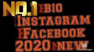 Best stylish bio Instagram/Facebook 2020