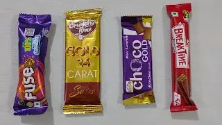 Kitkat chocolate vs Choco chocolate vs gold chocolate vs fuse chocolate #asmr #asmrsounds 