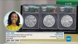 2021 P/S/WMint MS70 FDOI LE 420 Emergency Silver Eagle D...