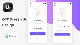 Login and OTP Screen UI design with Flutter | Speed Code