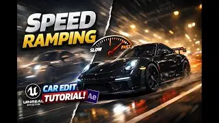 Speed Ramping Car Edit Tutorial#speedramping #unrealengine  #aftereffects