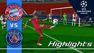 FTS 21 GAMEPLAY | BAYERN  MUNICH VS PSG | UEFA CHAMPIONS LEAGUE QUARTER FINALS | HIGHLIGHTS