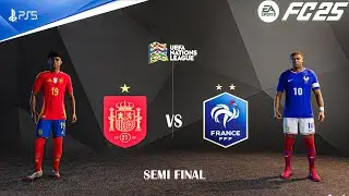 FC 25 - France Vs Spain - UEFA Nations League A 2025 Semi Final | PS5&trade; [4K60]