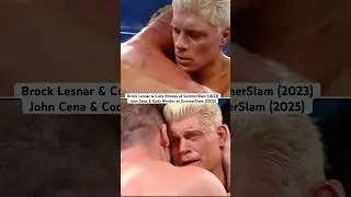 Lesnar & Cena BOTH passed the torch to Cody Rhodes 🔥 #WWE #SummerSlam