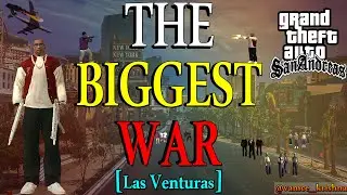 The BIGGEST  War in GTA San Andreas History | CJ vs All Gang Members | Las Venturas